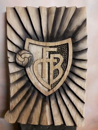 FC Basel Wappen, Eiche 90 cm