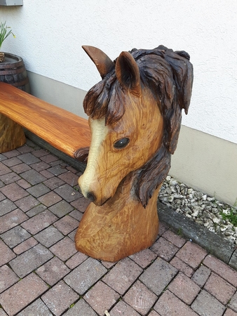Pferdekopf, Eiche, 110 cm