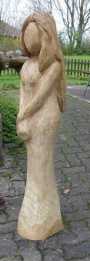 Lady, Eiche (Bild noch unbehandelt), 150 cm