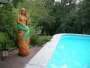 Meerjungfrau, Eiche, 190 cm